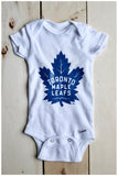 Toronto Maple Leaf Baby Onesie
