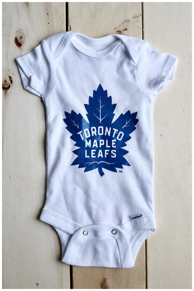 Maple leafs cheap baby onesie