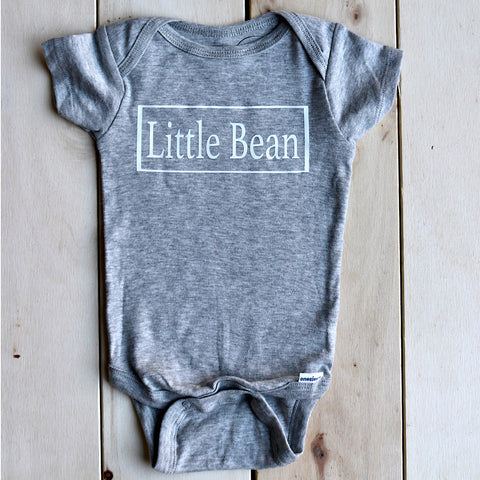 “Little Bean” Baby Onesie